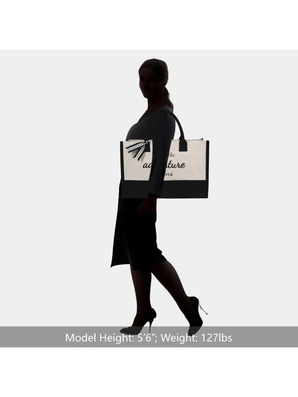 Stylish Canvas Tote Bag for Bridal Shower, Wedding & Bachelorette Gifts